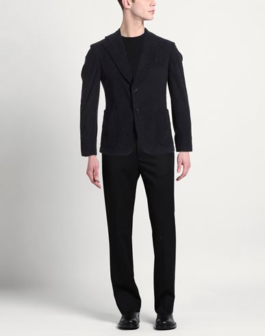 Man Blazer Navy Size 36 Cotton, Polyester