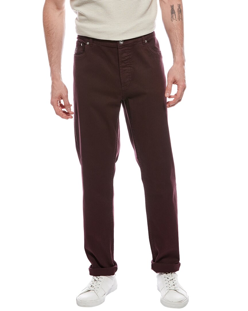 Oxblood Traditional Fit Jean