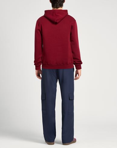 Man Sweatshirt Burgundy Size M Cotton, Polyester
