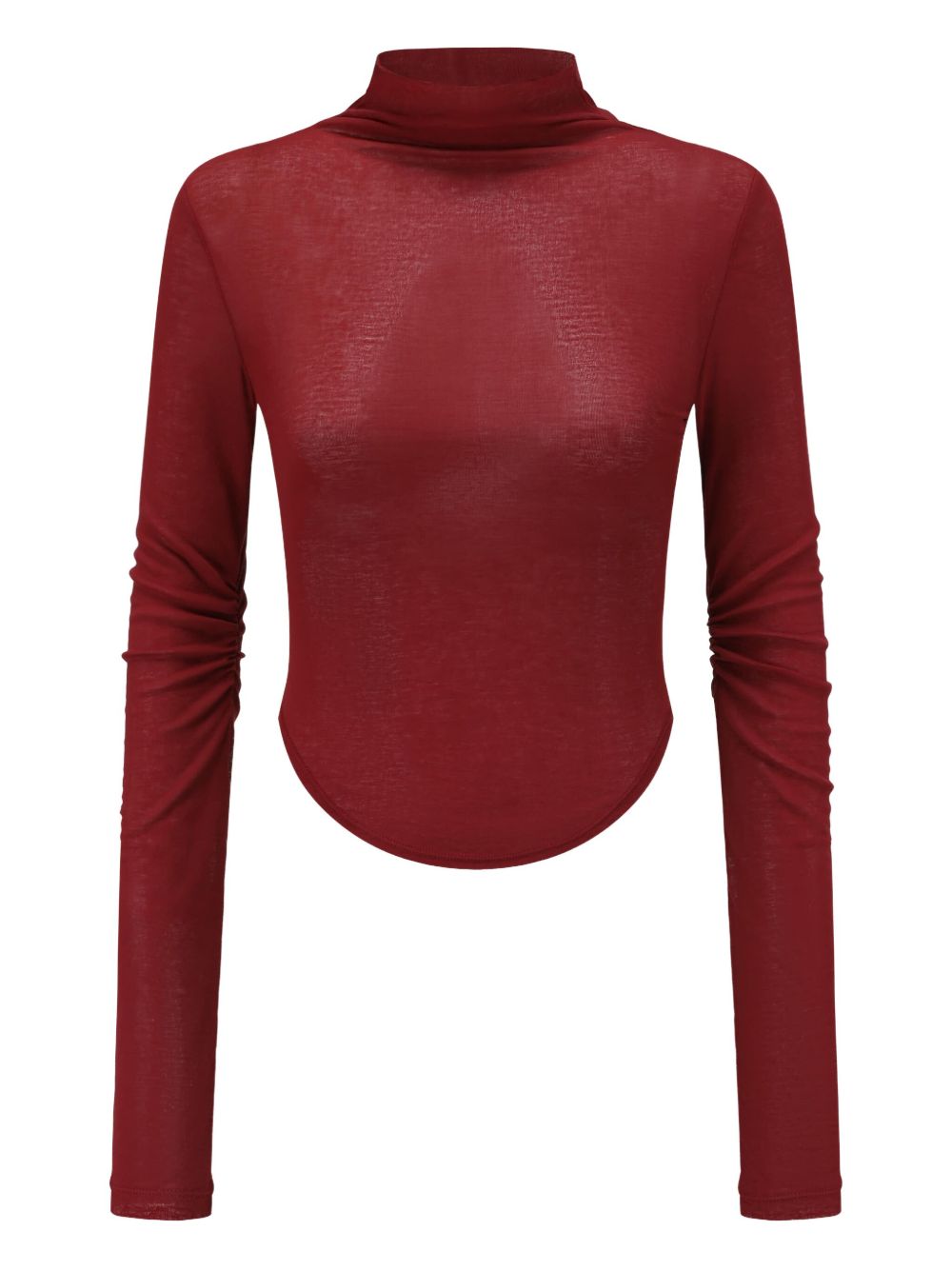 OUDE WAAG high-neck top - Red