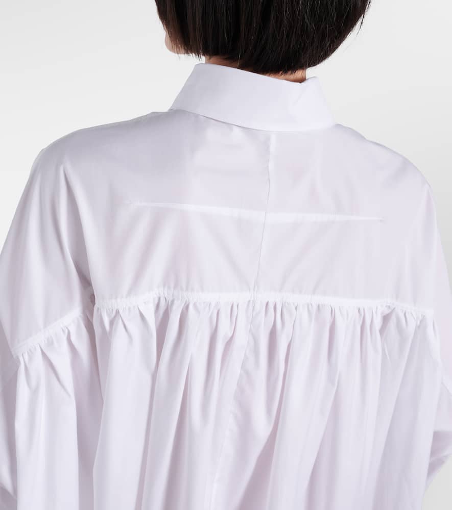 Cotton poplin shirt dress