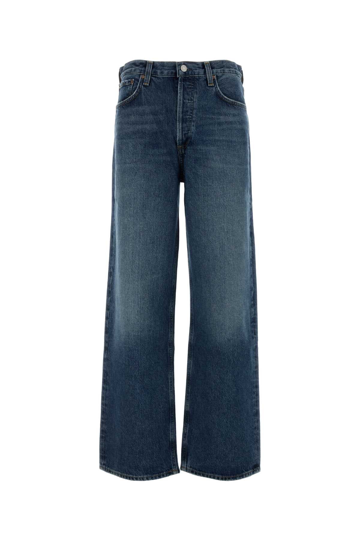 Slung Jeans — Blue