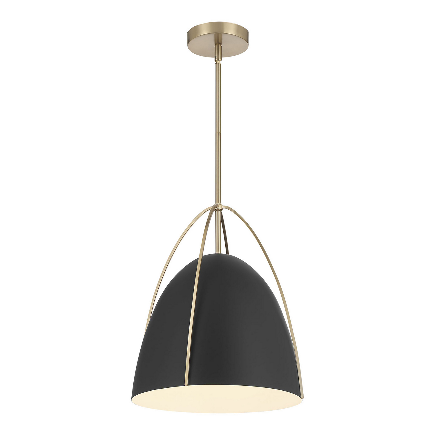Matte Black Pendant from the Pomelle Collection