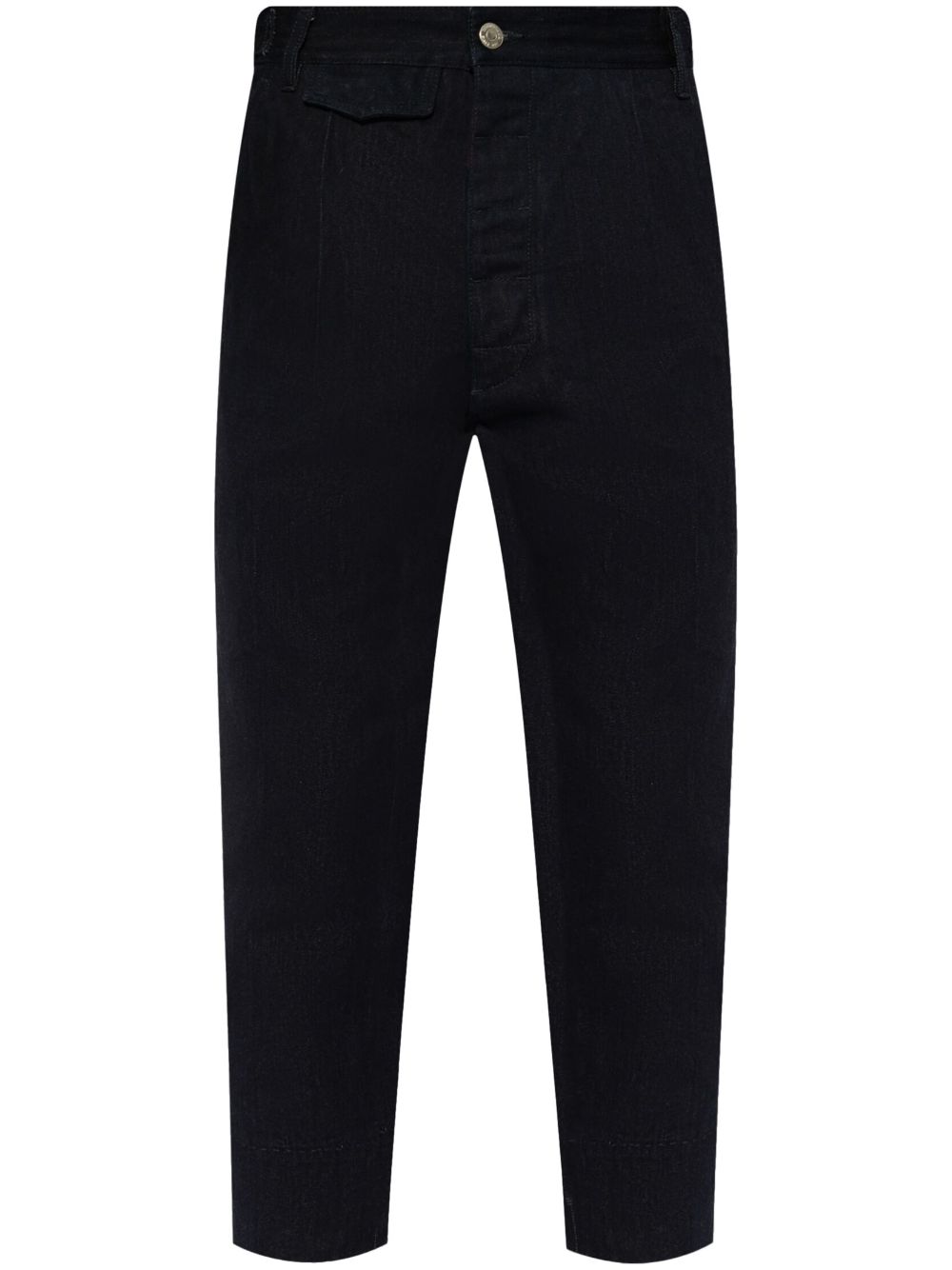 Low-rise tapered jeans - Blue