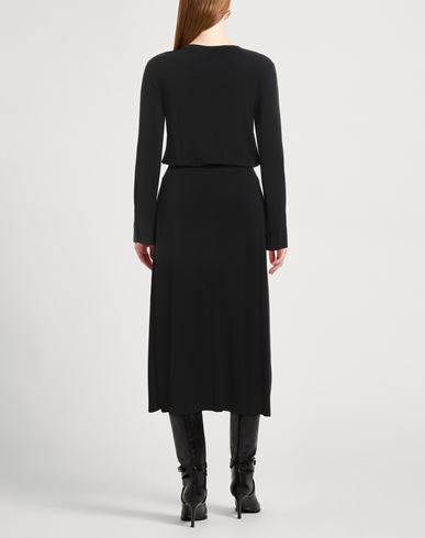 Woman Maxi dress Black Size 10 Viscose, Elastane