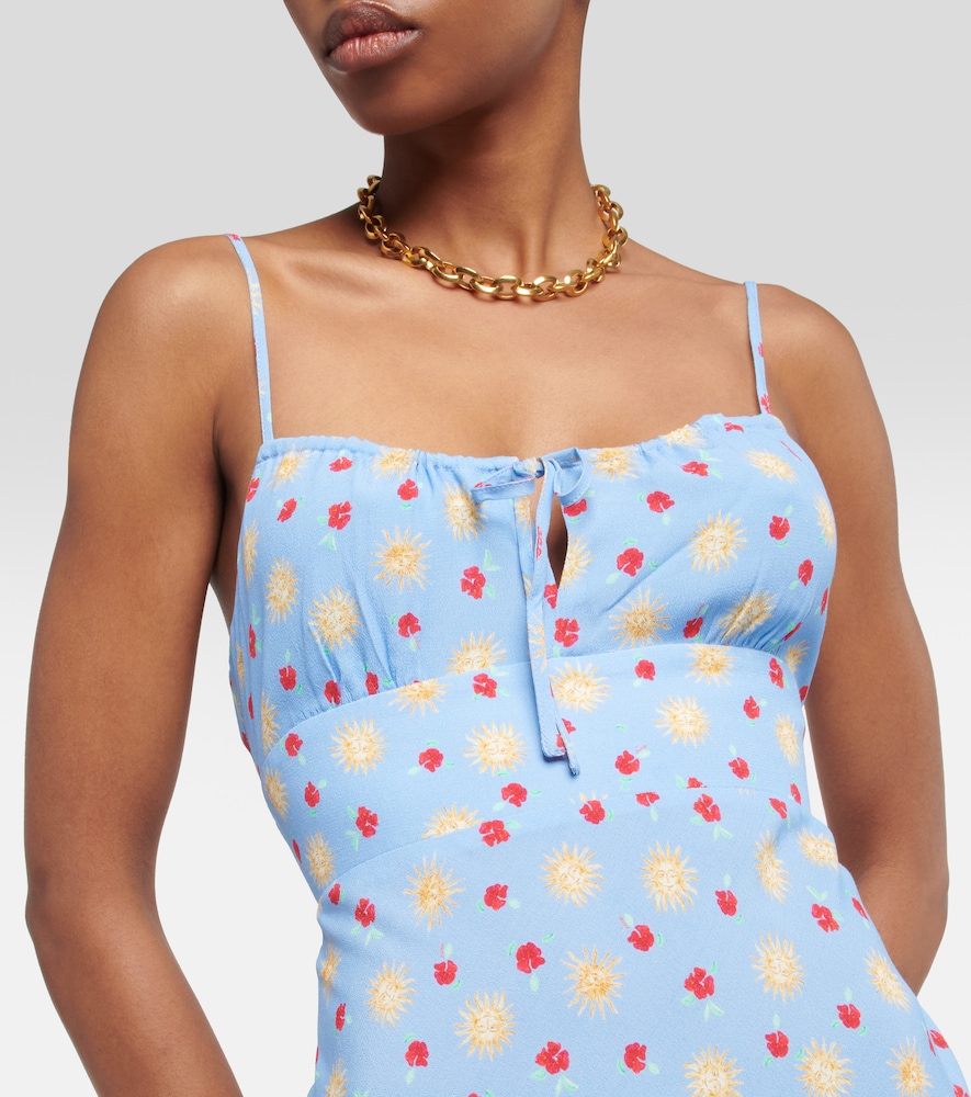 Rixo Lanie printed midi dress