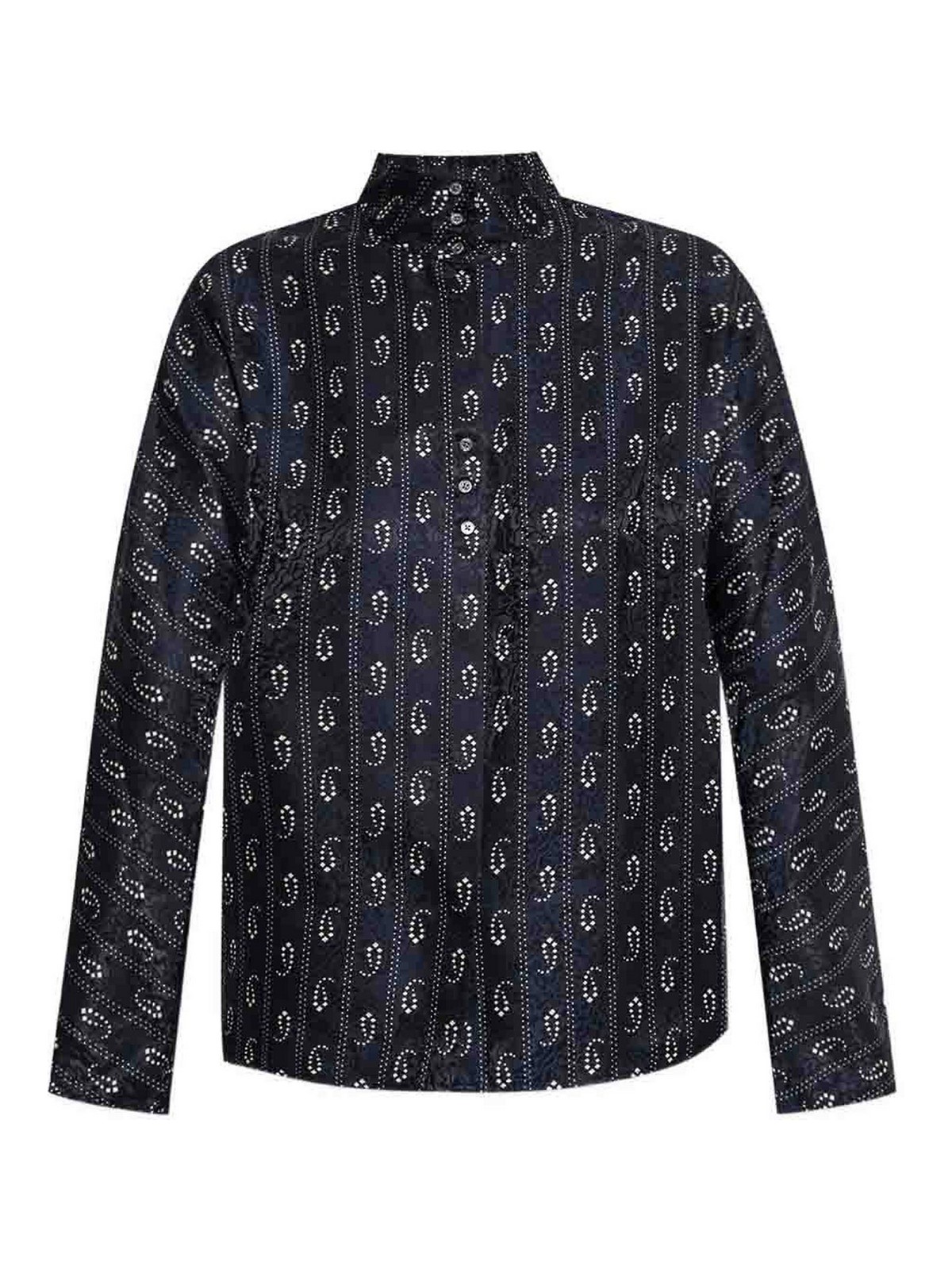 Jacquard Silk Shirt