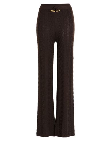 Woman Pants Dark brown Size 1 Wool