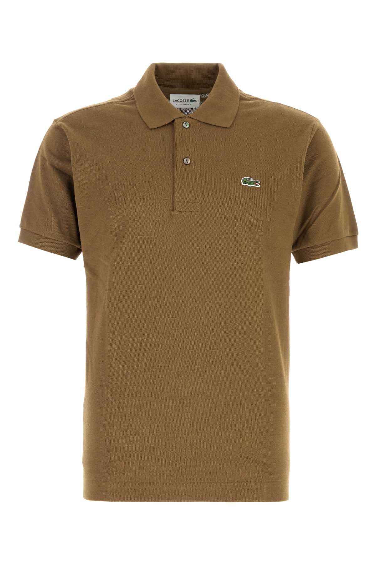 Classic Piquet Polo Shirt — Beige