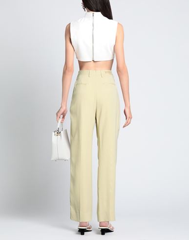 Woman Pants Sage green Size 2 Viscose, Elastane