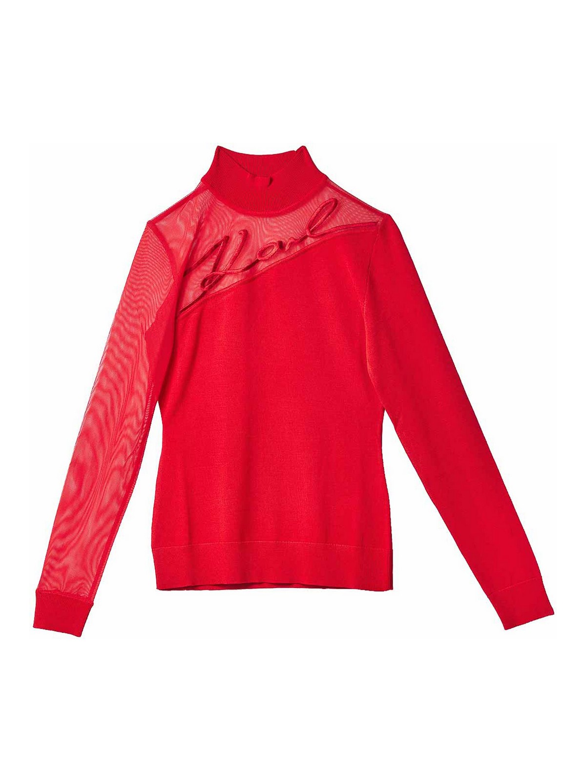 Karl Signature Mock Neck