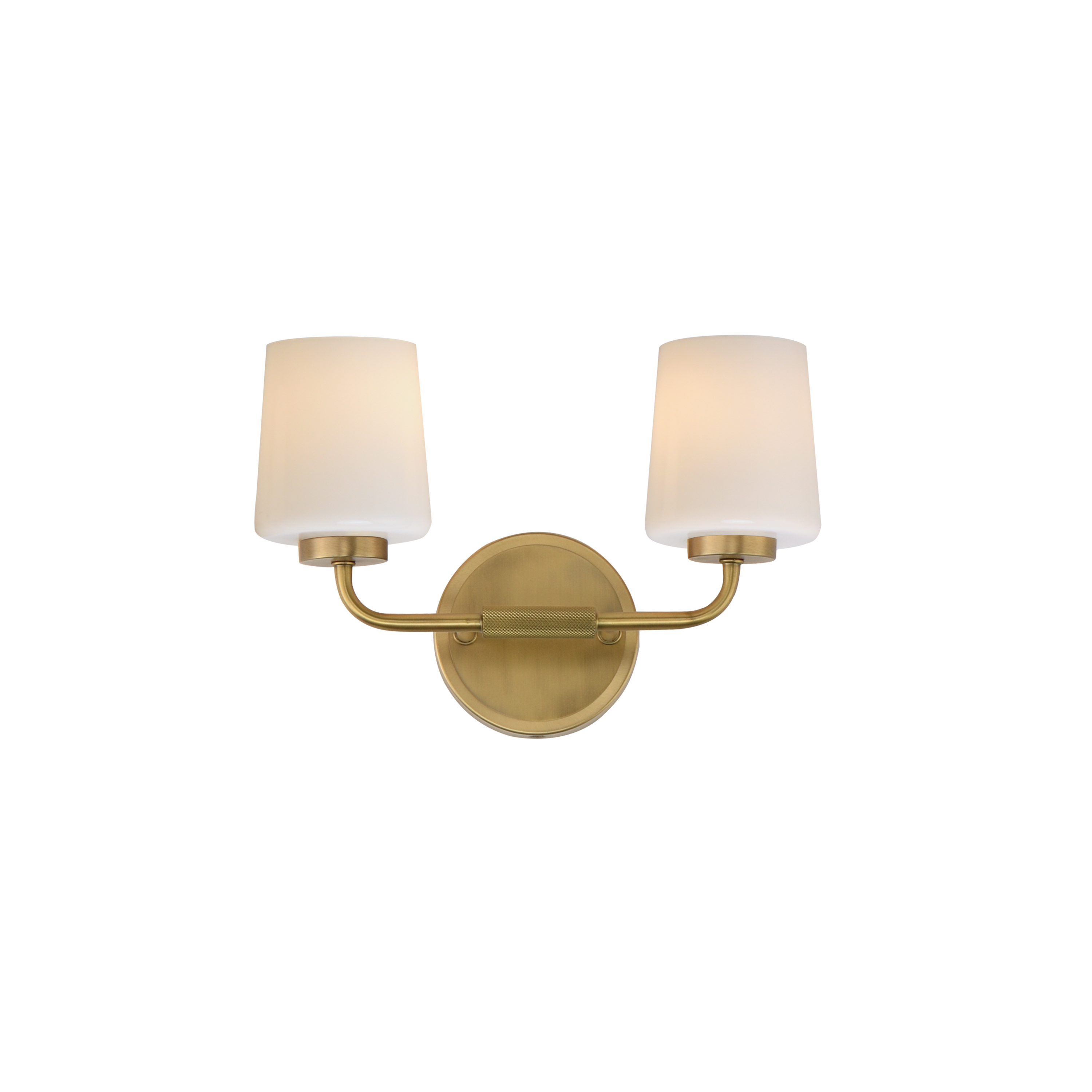 Natural Aged Brass Wall Sconce from the Durham Collection