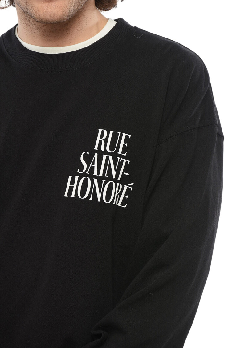 Black Crew Neck Sweatshirt