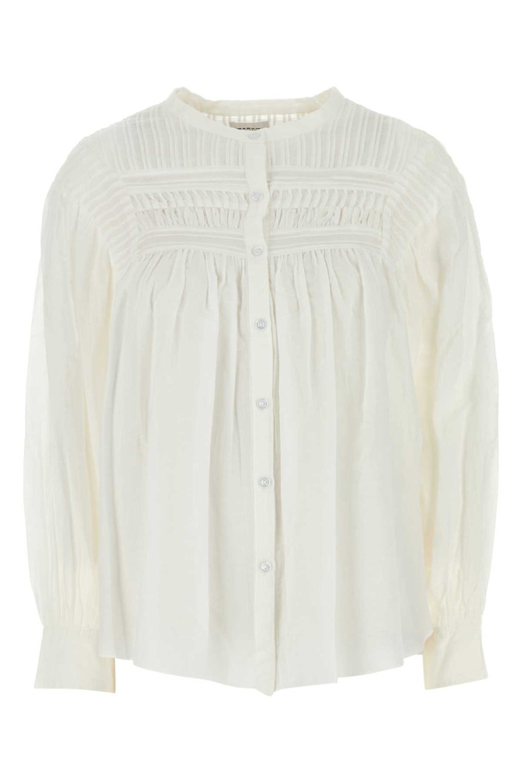 White cotton Plalia blouse