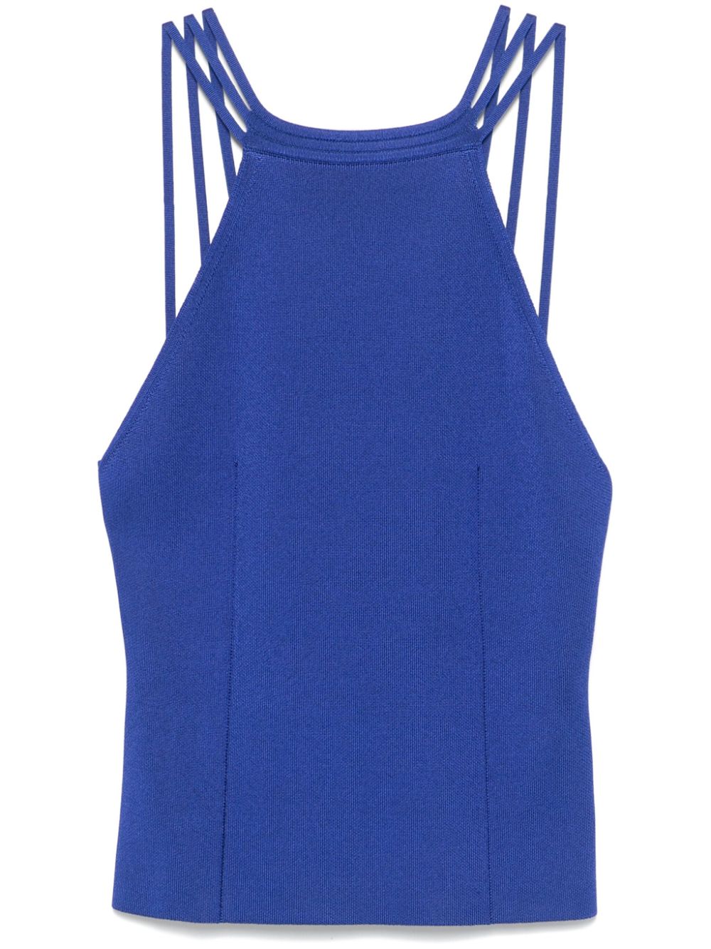 Knitted tank top - Blue