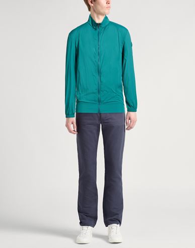 Man Jacket Emerald green Size L Polyamide