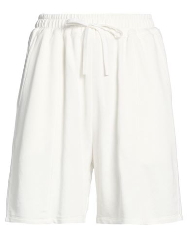 Woman Shorts & Bermuda Shorts White Size S Cotton, Lyocell, Polyester