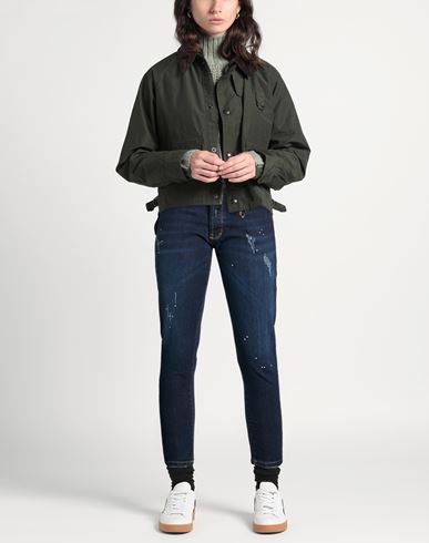 Woman Jeans Blue Size 10 Cotton, Elastane