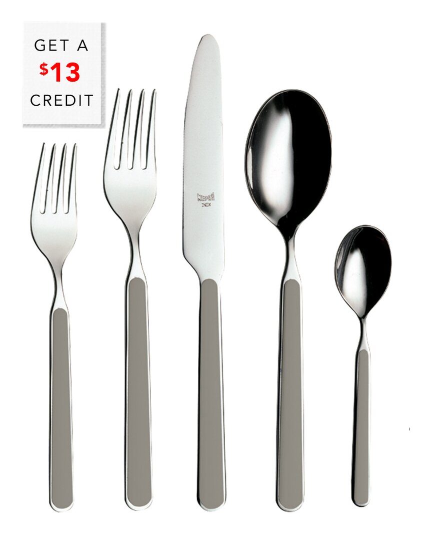 5Pc Flatware Set With $13 Credit