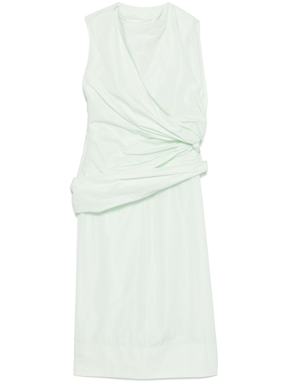 Taffeta midi dress - Black