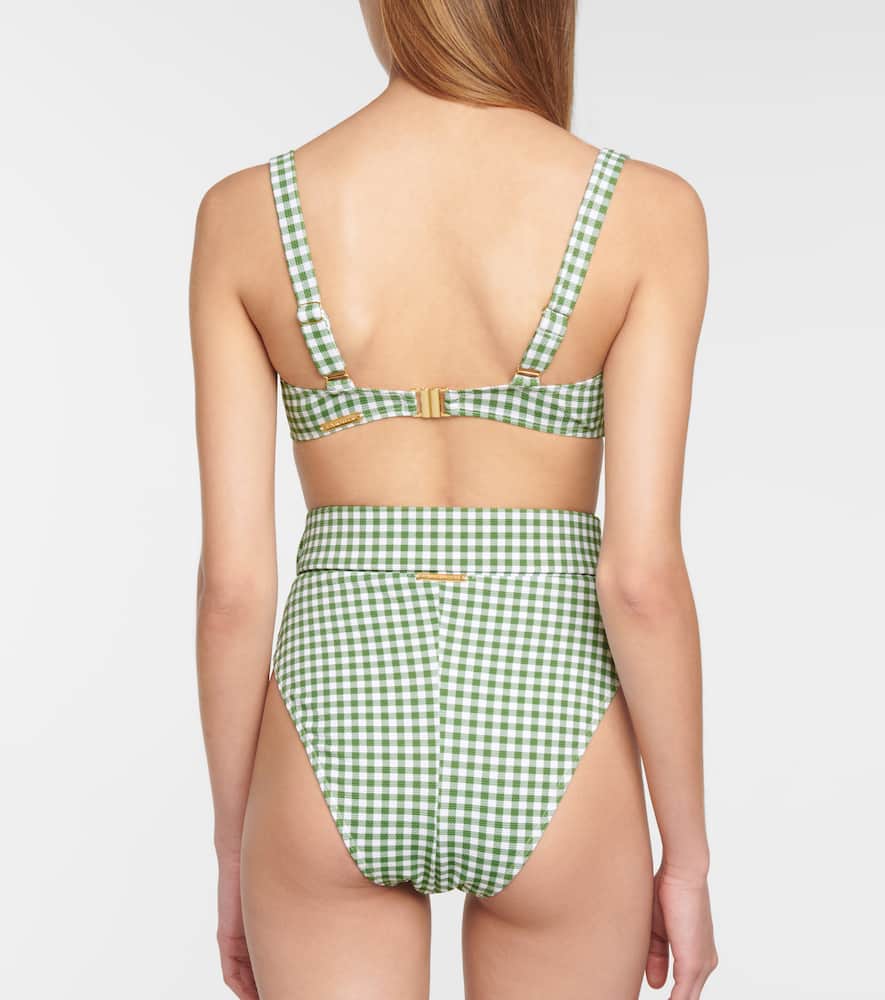 Alexandra Miro Ursula gingham bikini bottoms