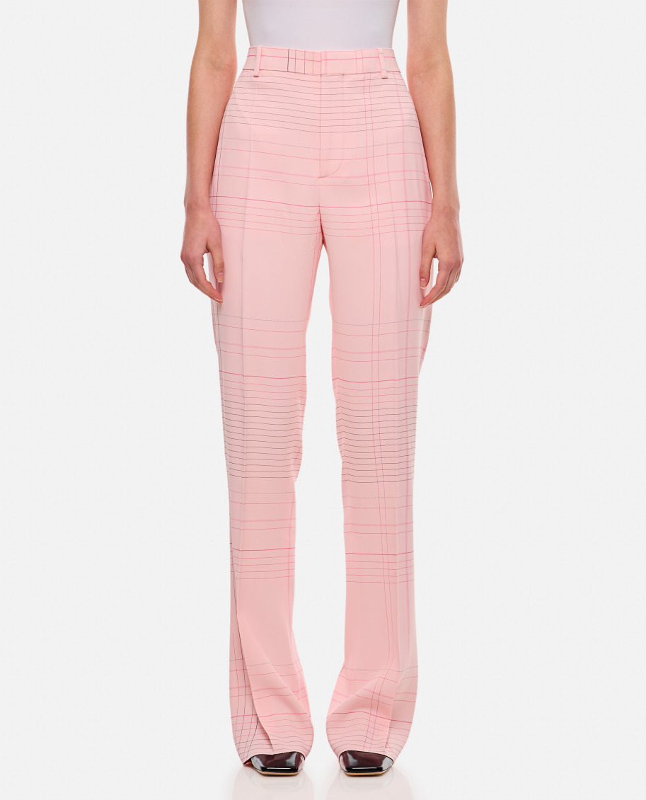 Flared Stretched Trousers