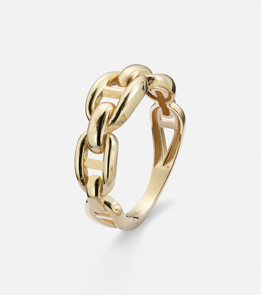 Puffed Maritime 14kt gold ring