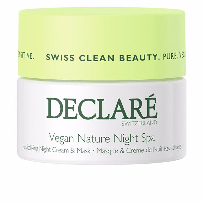 Declaré Vegan Nature Night Spa — Night Revitalising Cream and Maschera
