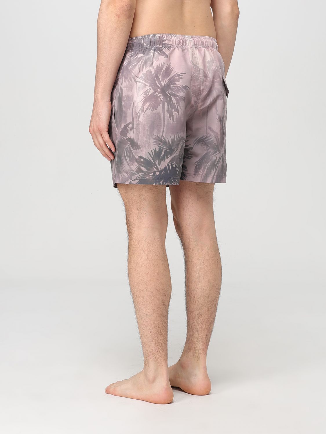 Sunset Palms swim shorts - Neutrals