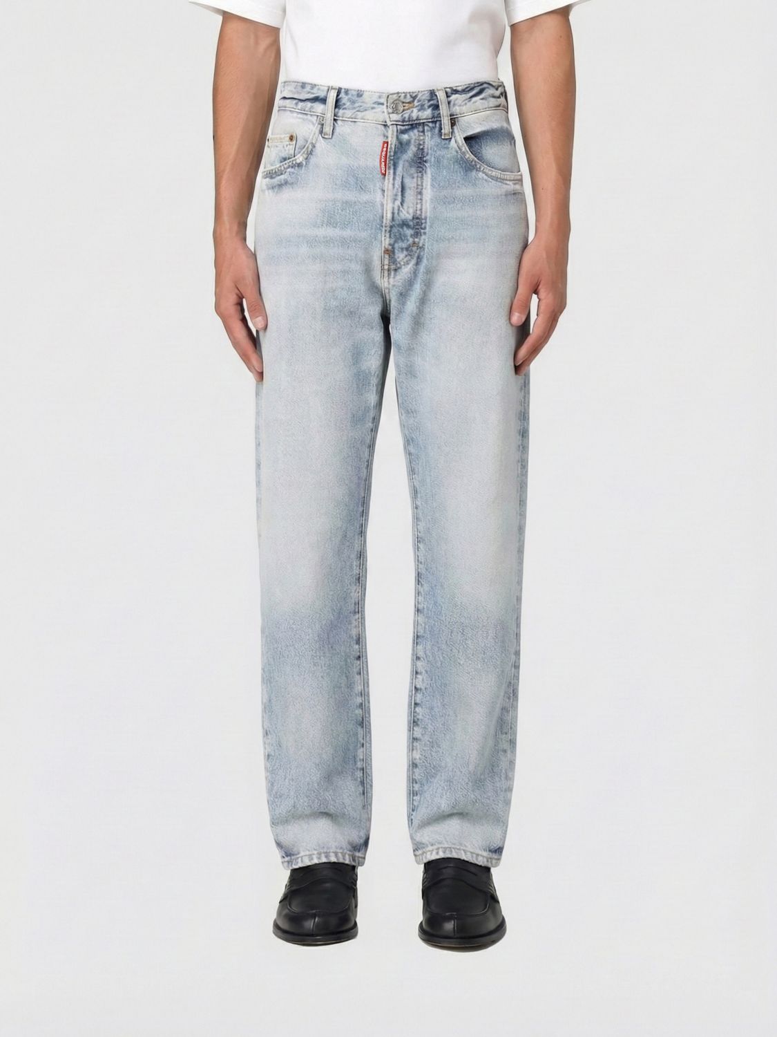 Pants Men color Blue