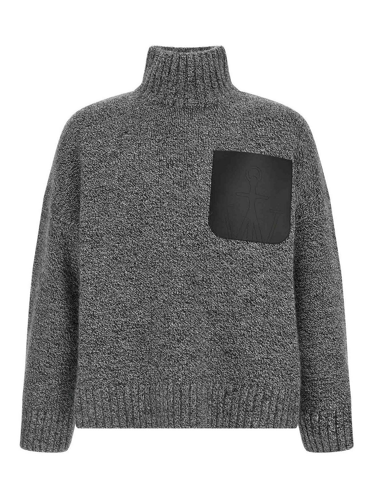 J. W. Anderson Leather Patch Pocket Sweater
