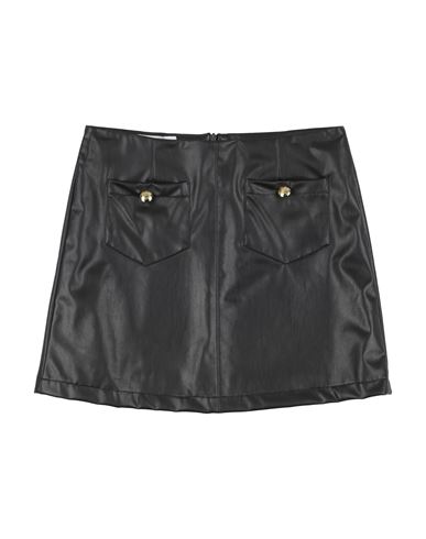 Kid Girl Kids' skirt Black Size 14 Polyurethane