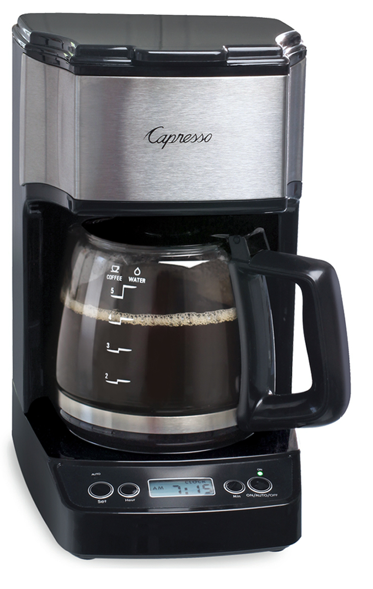 5-Cup Black Mini Drip Coffee Maker