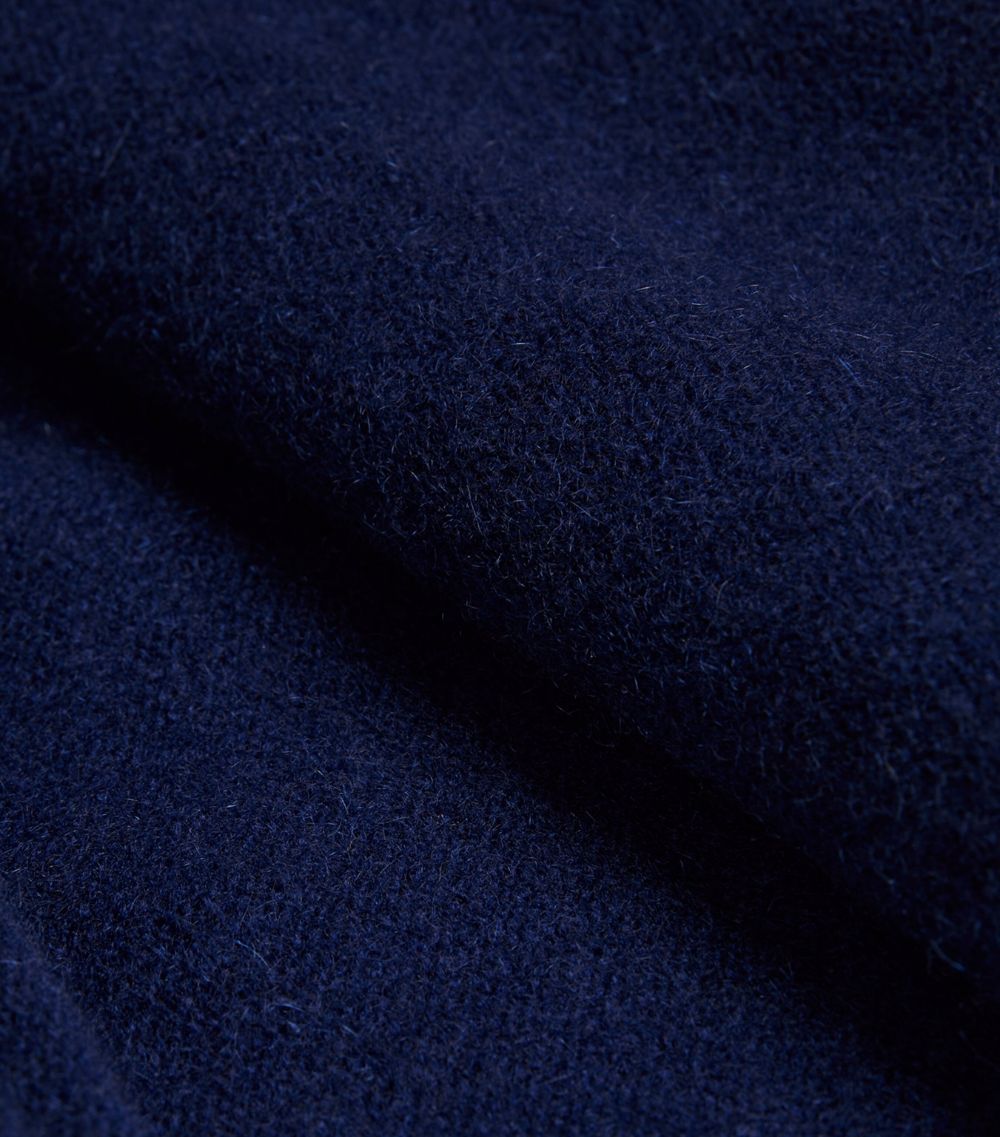 Cashmere Funnel-Neck Sweater