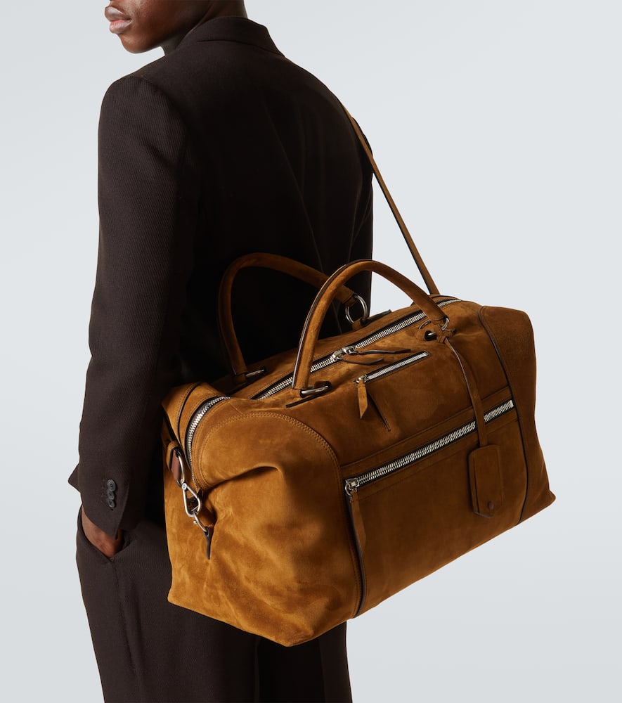 Métier Vagabond suede duffel bag