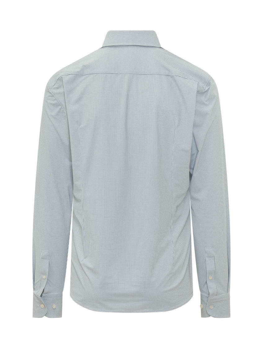 Blue Regular Printed Shirt
