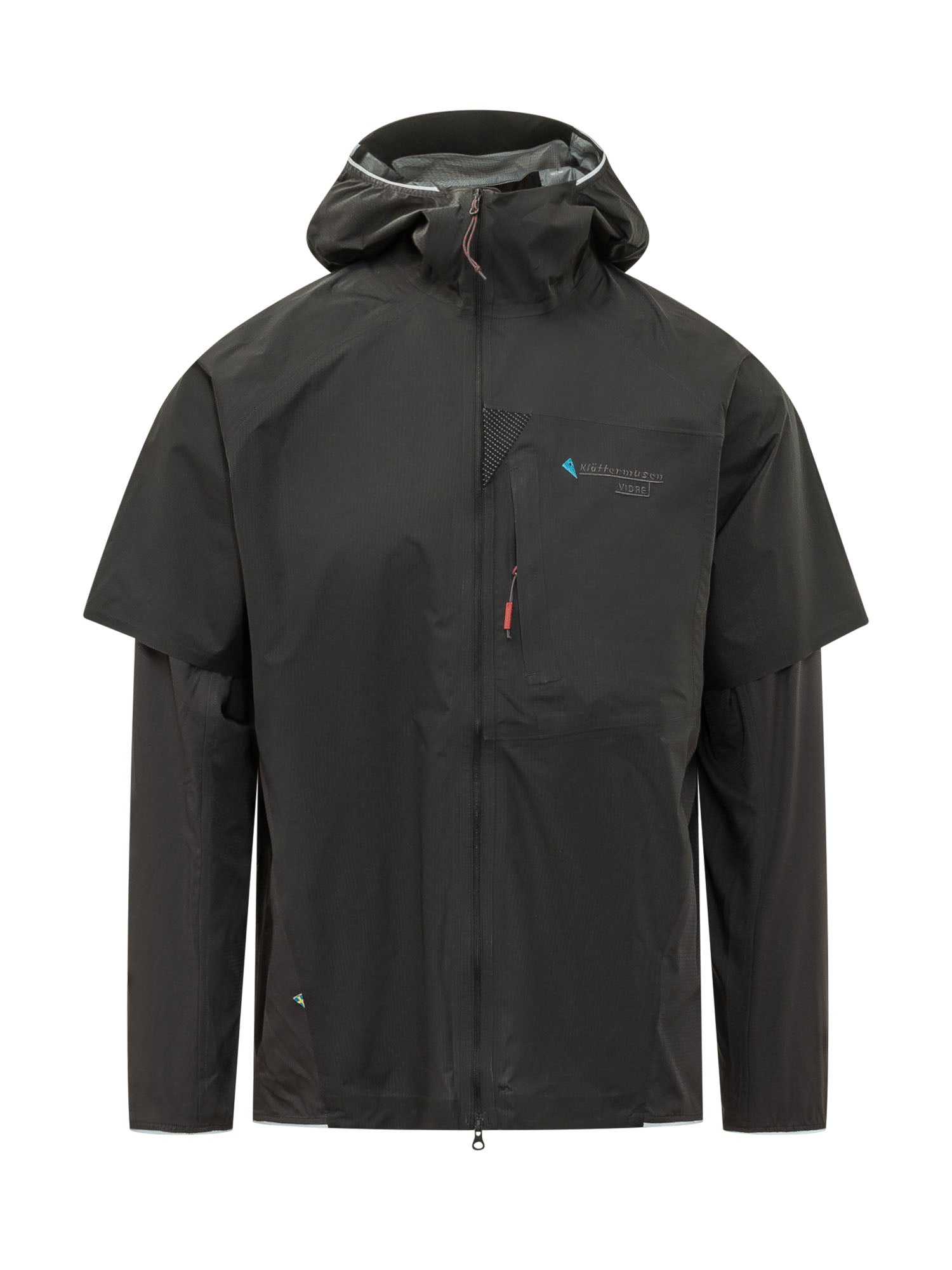 Men's Jacket with Front Zip and Hood