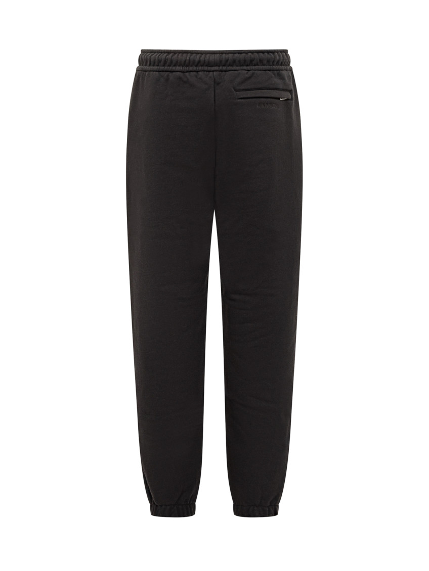 Black Tapered Joggers Pants