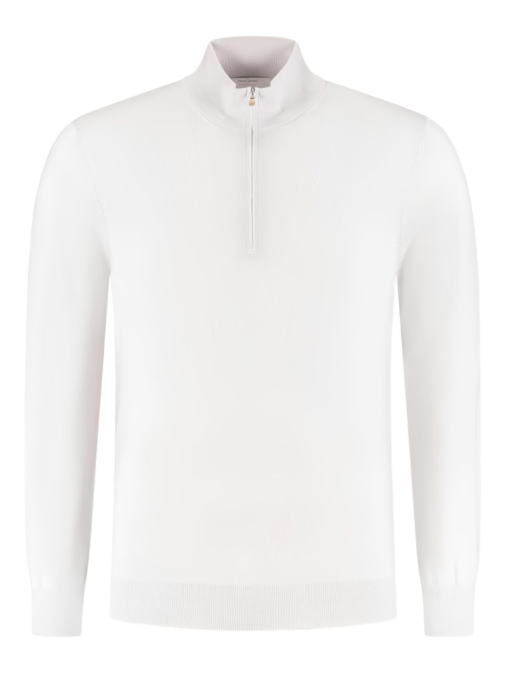 High-neck sweater - White