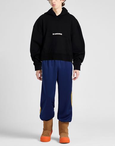 Man Sweatshirt Black Size L Cotton