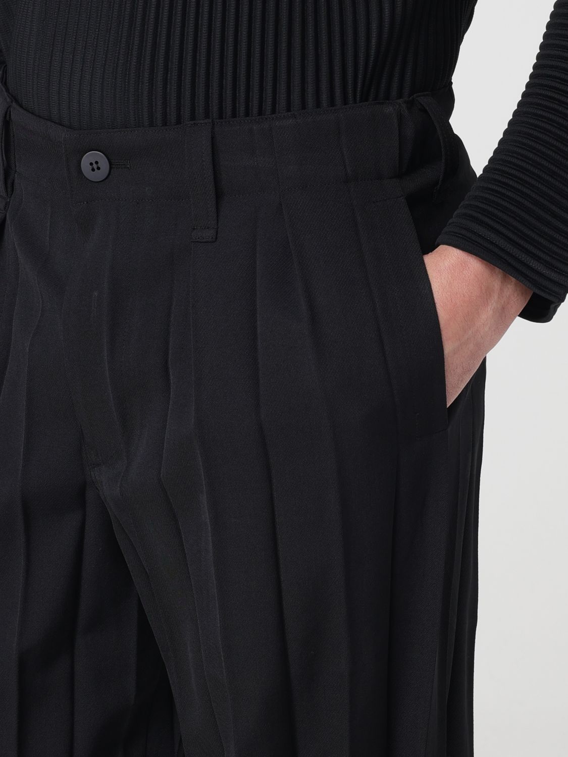 Pants Men color Black
