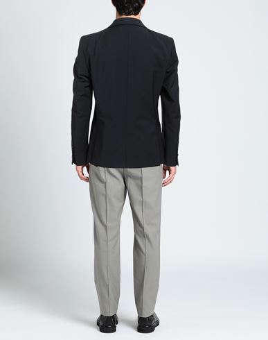 Man Blazer Black Size 44 Wool, Polyester, Elastane