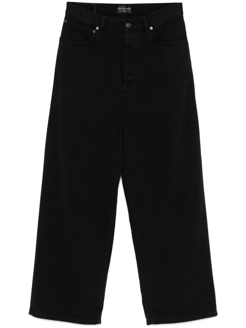 Loose-cut jeans - Black