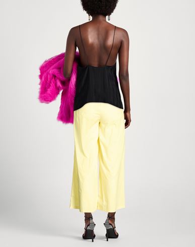 Woman Pants Yellow Size 8 Cotton