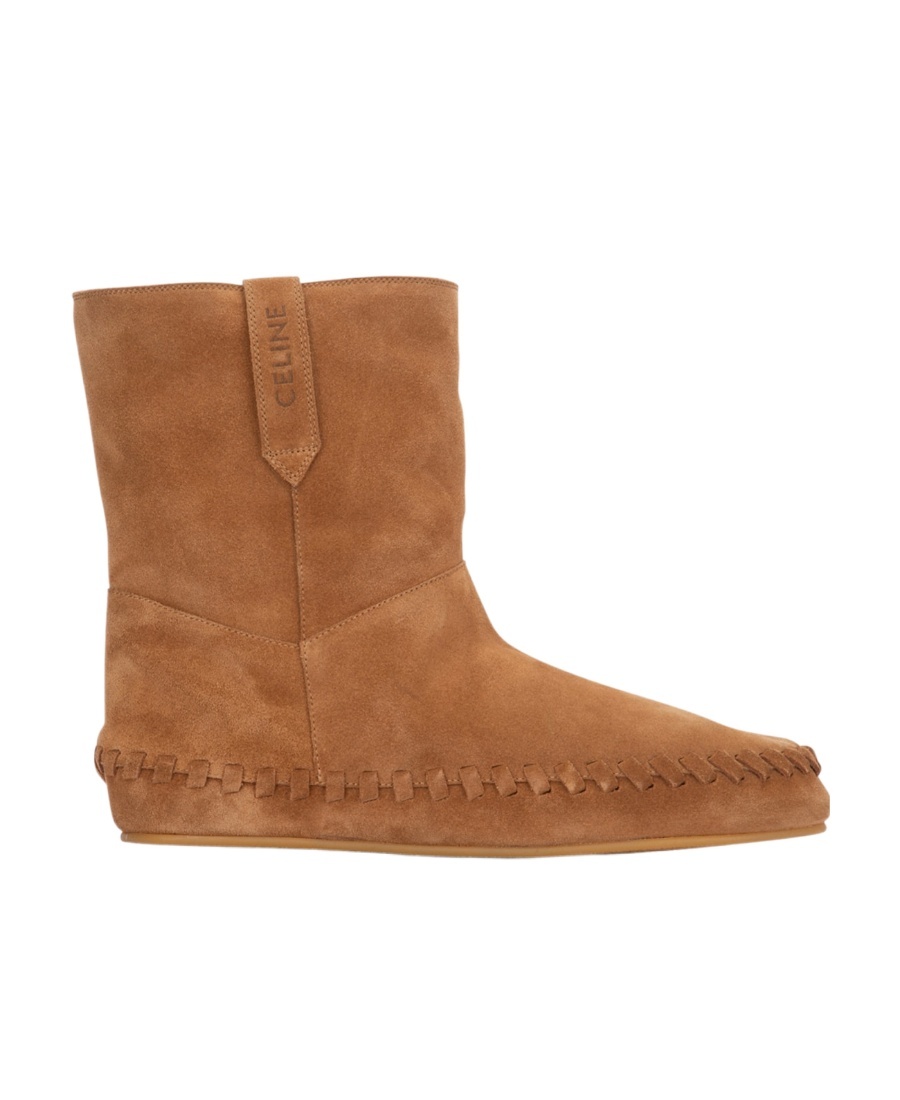 Suede short boots
