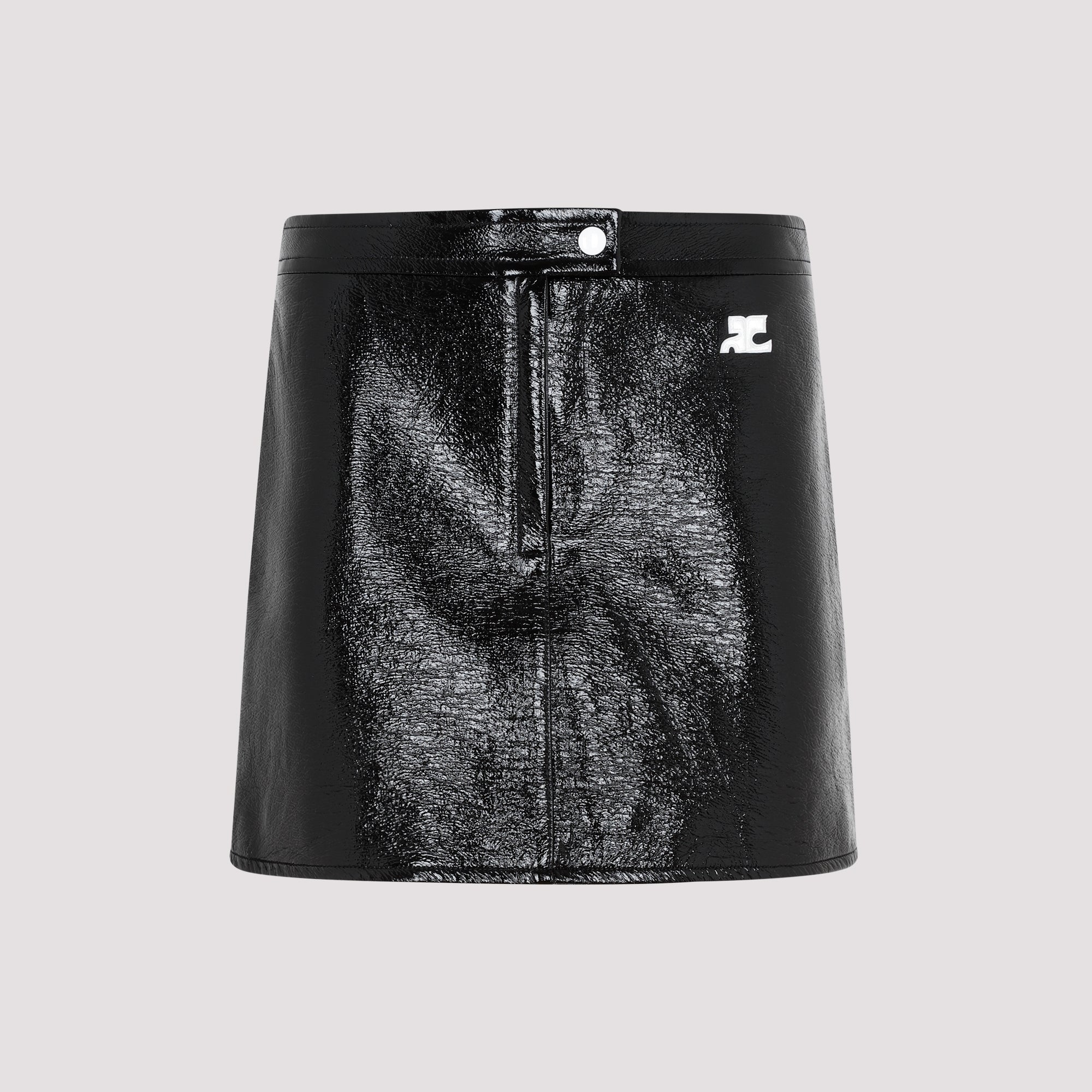 Courrèges REEDITION VINYL MINI SKIRT