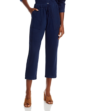 Tie Waist Utility Ankle Pants