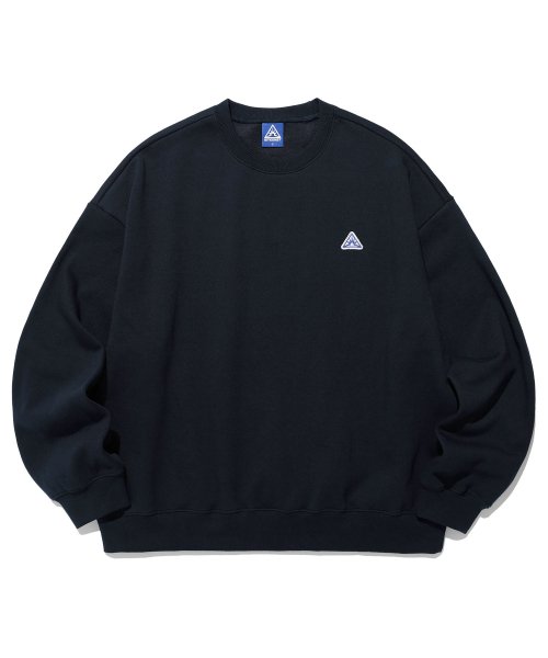 Sunrise Logo Patch Sweatshirt_Navy