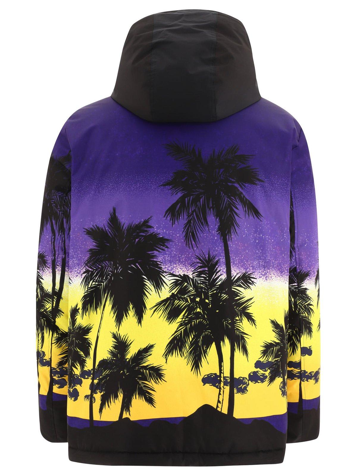 Palm Sunset Printed Jacket