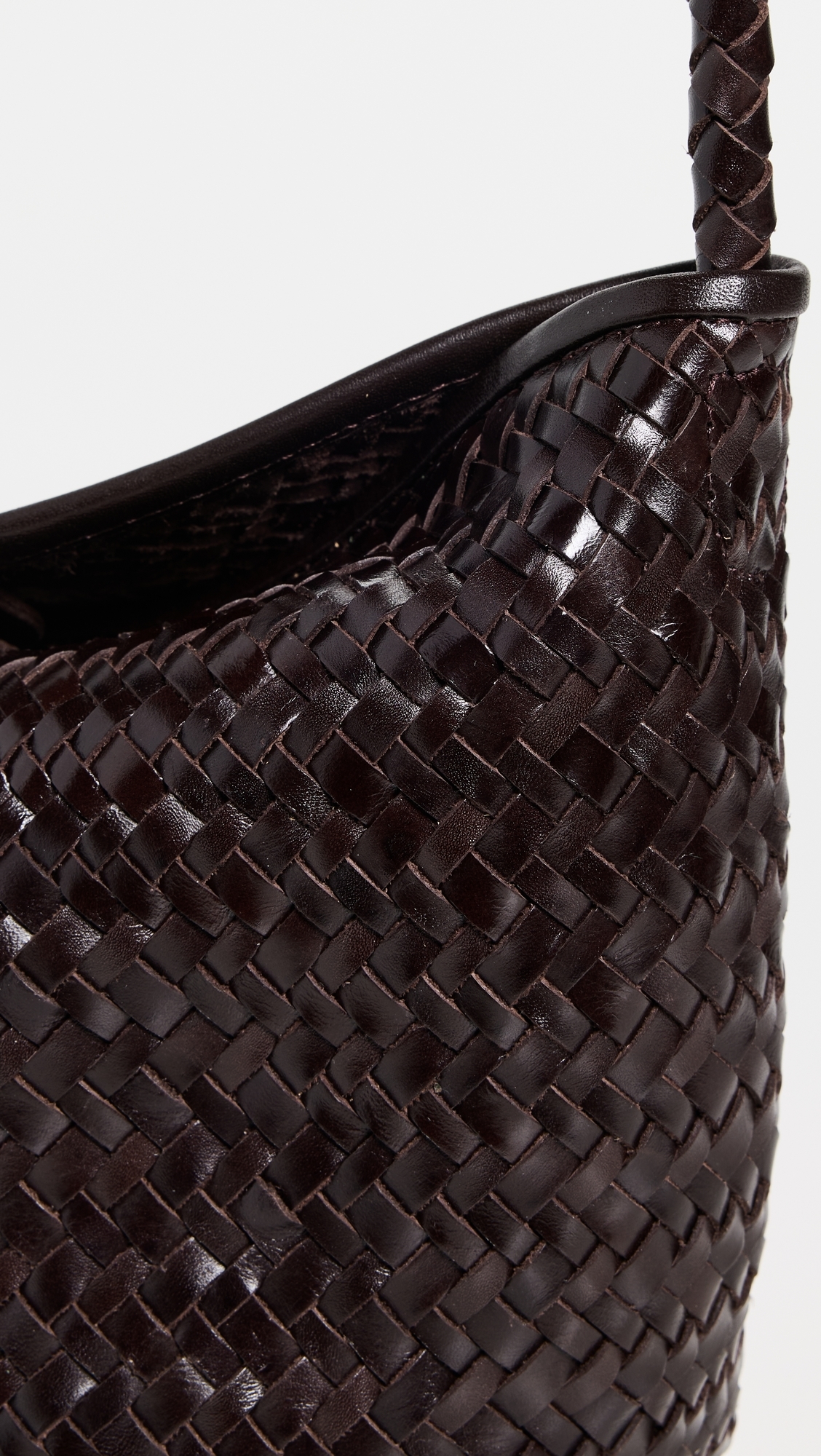 Madewell Woven Shoulder Bag Coffee Bean One Size